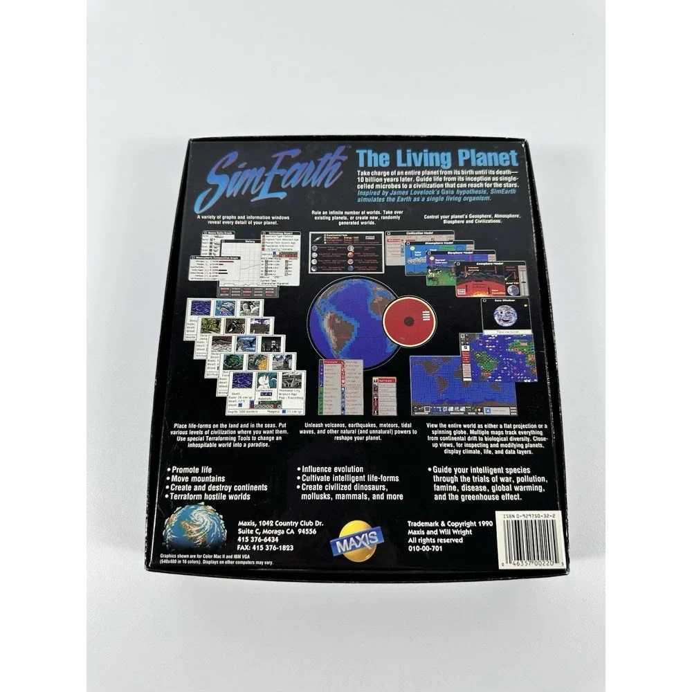 SimEarth BIG BOX PC 3.5